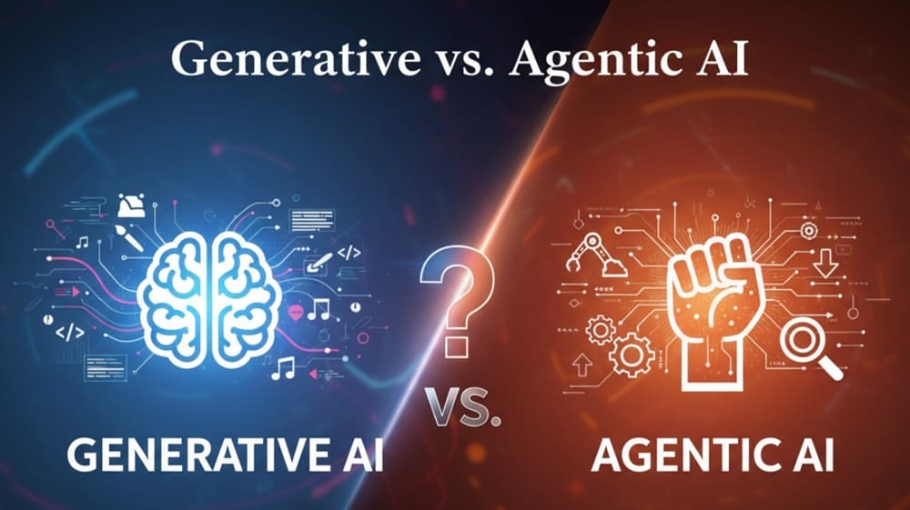 Compare Agentic AI vs Generative AI