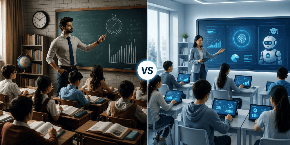 AI in Education vs Traditional Education: What’s Really Changing?